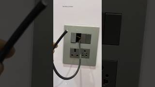 Switch board installation mistakes tips tricks electrical electrician ytshorts viralshorts [upl. by Nodyarb90]