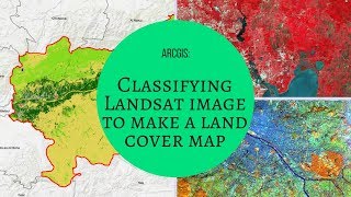 ARCGIS  Classifying Landsat image to make a land cover map [upl. by Adaven]