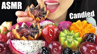 ASMR CANDIED COLORFUL FRUITS EXTREME ICE CRACKLING 사탕 탕후루 No Talking Tanghulu ASMR Phan [upl. by Alvinia]