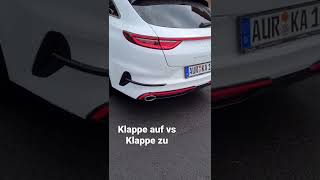 Kia Proceed GT 2022 Facelift Sound  Bastuck AGA und warmer Motor Klappe auf vs Klappe zu [upl. by Meredi]