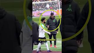 Klopp and Salah argument 😬 [upl. by Rickey]