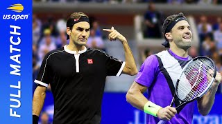 Roger Federer vs Grigor Dimitrov Full Match  2019 US Open Quarterfinal [upl. by Eidissac]