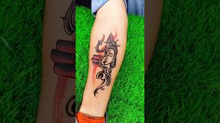 Mahadev trishul tattoo 🙏🌹🙏🌹♥️shorts youtubeshorts 🙏🙏🙏📲🥰📲😈🫣 [upl. by Odnanreh]