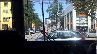 VBZ ZÜRICH TRAM  Linie 4 Bahnhof Tiefenbrunnen  Bahnhof Altstetten Nord [upl. by Niac770]