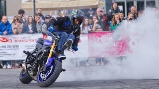 TOP 10 Best Motorcycle Tricks amp Combos at StuntArt 2016 [upl. by Saerdna]