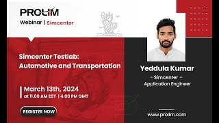 Simcenter Testlab Automotive amp Transportation Webinar  PROLIM [upl. by Robson]