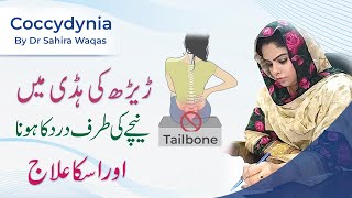 Coccydynia  Tailbone pain causes treatment and exercises by Dr Sahira Waqas [upl. by Phelia]