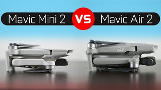 DJI Mavic Mini 2 vs Mavic Air 2  UltraCompact Drone Battle [upl. by Trout698]