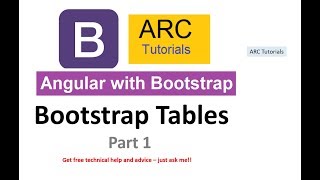 Angular Bootstrap Tables  Part 1  Angular Bootstrap 4 Tutorials  Angular Bootstrap Tutorial [upl. by Raddatz]