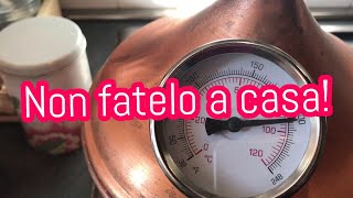 NON FATELO A CASA Produrre alcool in casa i misteri della distillazione con alambicco Parte 2 [upl. by Eibreh]