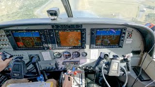 Cessna Caravan  landing at one of the highest airports in the world [upl. by Bail]