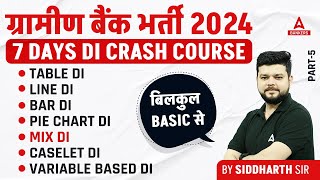 7 Days DI Crash Course  Gramin Bank Vacancy 2024  Quants By Siddharth Srivastava 5 [upl. by Siraf]