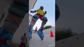 inline skates workout in 360 degrees [upl. by Suirtimid]