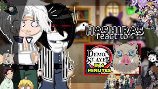 hashiras react to demon slayer in 6 minutes  11  knydemon slayer gc [upl. by Pavlish143]