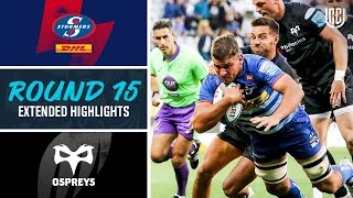 DHL Stormers v Ospreys  Extended Highlights  Round 15 202122 [upl. by Attenreb]