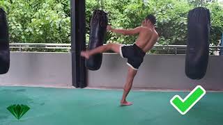 Muay Thai  How to throw a Kick [upl. by Airlie]