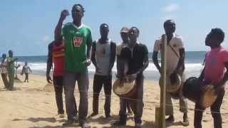 Zouglou music in GrandBassam Cote dIvoire [upl. by Schou809]