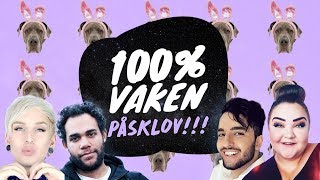 100 Vaken Påsklov med Felicia Bergström Kapten Riley Jimmie Star och Filip Dikmen [upl. by Jedediah]