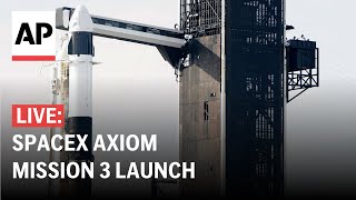 SpaceX launch LIVE Watch Falcon 9 liftoff in Axiom Mission 3 [upl. by Alphard849]