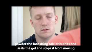 How to Special effects makeup burns 3rd degree burns burn face [upl. by Bernat]