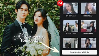 How to get Kdrama scenepacks in high quality for editing Kdrama twixtor clips Tutorial [upl. by Aitsirt]