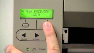 Setting a Static IP Address on a 105SL or XiIII Printer [upl. by Alurd]