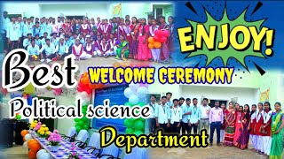 welcome Ceremony ❣️GPRCollegeKuntara✨ Dept of  polScience 💞new sambalpuri vlog akashbariha [upl. by Laws]