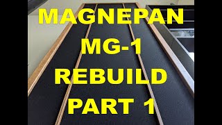 REBUILD your MAGNEPAN MG1 SPEAKERS Part 1 [upl. by Iyre]