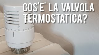 Cosè una valvola termostatica e come utilizzarla al meglio [upl. by Ynnor]