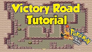 Pokemon Fire Red  Victory Road Quick WalktroughTutorial [upl. by Einnil]