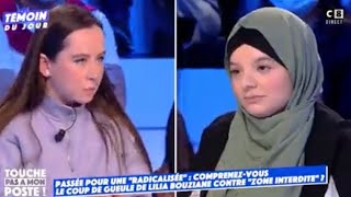 TPMP Lilia Bouziane vs Alice Cordier suite à l’émission zone interdite [upl. by Ariad]