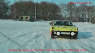 Porsche 9146 GT quot24 hours of Daytona 1971quot Testfahrt für die Rallye Monte Carlo [upl. by Oijimer]