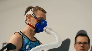 Professional triathlete Vo2Max test with COSMED Quark CPET at Human Performance Lab USA [upl. by Menendez]