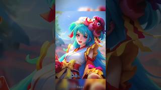 Floryn Summer Skin 😋 quotYatai Waitressquot mobilelegends [upl. by Fidelio]