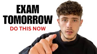 If I Had An Exam Tomorrow Heres What I Would Do  GCSE and ALevel AQA Edexcel OCR [upl. by Dnarb]