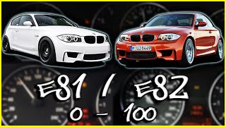 BMW 1 Series E81E82 0100 KMH 060 MPH ACCELERATION BATTLE [upl. by Kraus]