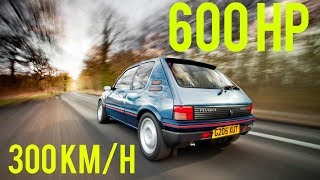 Peugeot 205 GTI 2 0 T16 Turbo 600HP [upl. by Sitoeht]