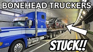 BAD TRUCK DRIVERS  Bonehead Truckers of the Week [upl. by Oiratnom391]