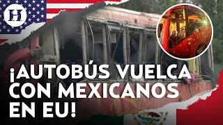 SRE confirma el fallecimiento de 7 mexicanos y 37 personas heridas en volcadura de autobús en EU [upl. by Nurat828]