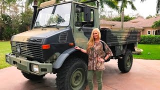 OMG 1983 MercedesBenz Unimog 1300L REVIEW amp TEST DRIVE call 2392638500 [upl. by Adirf]