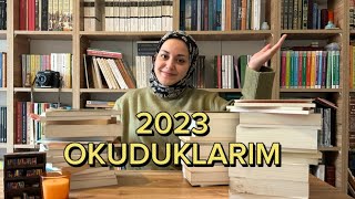 2023 OKUDUĞUM KİTAPLAR [upl. by Nari969]