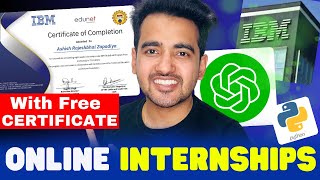 IBM Online Internships June 2024 ➤ Summer Internship for College Students Get Free Certificate [upl. by Couture693]