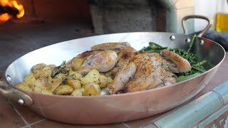 Ep 8 Spatchcock Chicken in the Wood Fired Oven [upl. by Nylle]