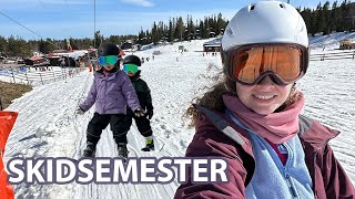 vlogg VÅR FÖRSTA SKIDSEMESTER [upl. by Aiduan]