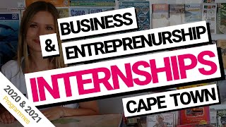 Business amp Entrepreneurship Internships Cape Town South Africa 2020 amp 2021 [upl. by Eldrid]