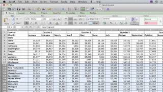 How to Add Lines on an Excel 2007 Sheet  MS Excel Tips [upl. by Beedon]