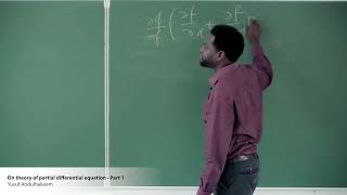 quotTheory of Partial Differential Equations” by Abdulhakeem Yusuf Part14 [upl. by Kathryne]