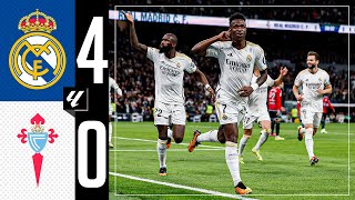 Real Madrid 40 RC Celta  HIGHLIGHTS  LaLiga 202324 [upl. by Orsini]