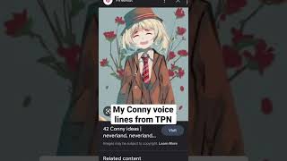 TPN Conny voice Line’s [upl. by Aehtla]