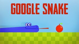 GOOGLE SNAKE 🐍 WORLD RECORD  Maximum Score Full Gameplay  Baklol Bunny [upl. by Anaek]